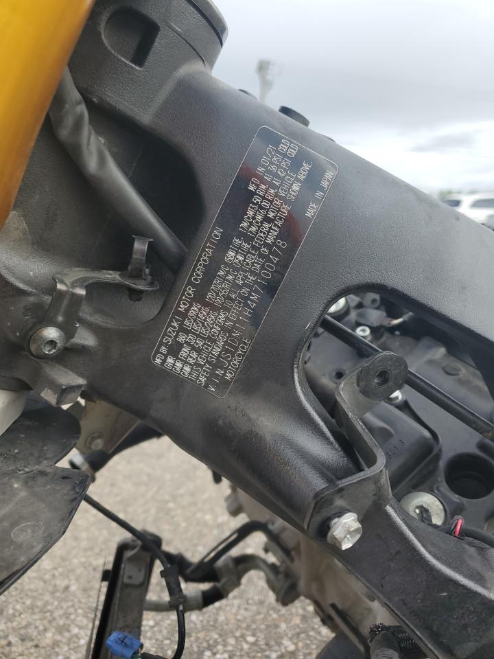 2021 Suzuki Gsx-R1000 R VIN: JS1DM11H4M7100478 Lot: 63751795