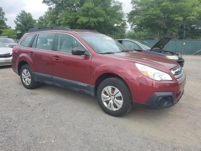  SUBARU OUTBACK 2013 Czerwony