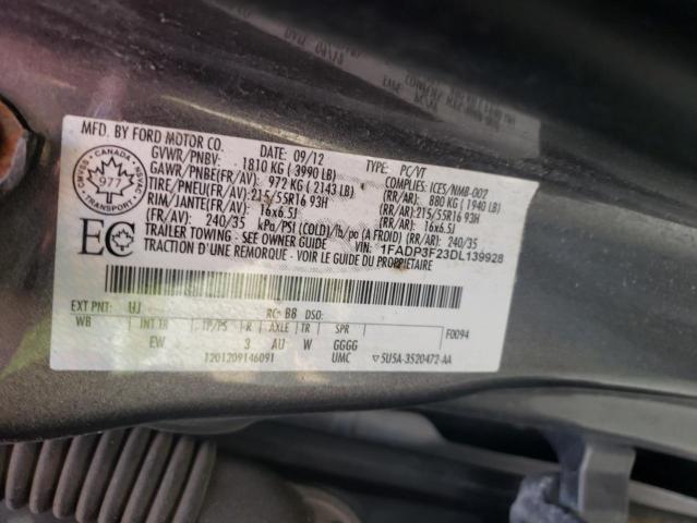 2013 FORD FOCUS SE  