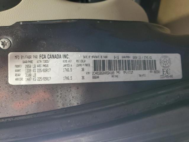 2017 DODGE GRAND CARAVAN SE  