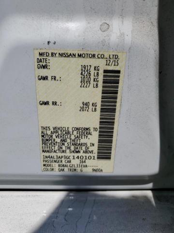 2016 NISSAN ALTIMA 2.5  