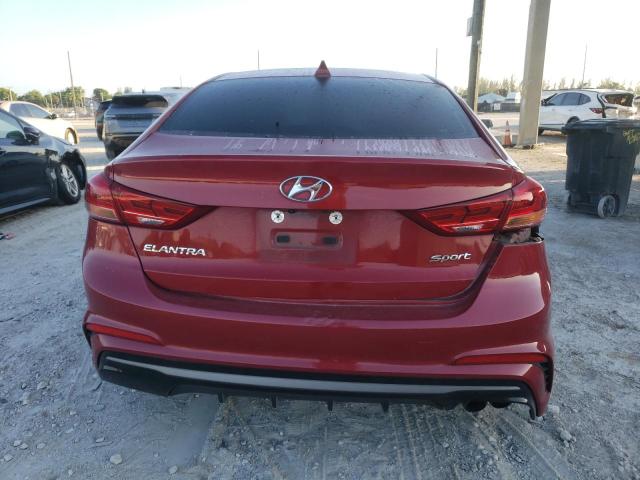  HYUNDAI ELANTRA 2018 Red