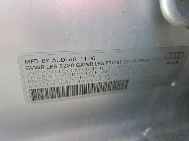 2006 AUDI A6 3.2 QUATTRO  