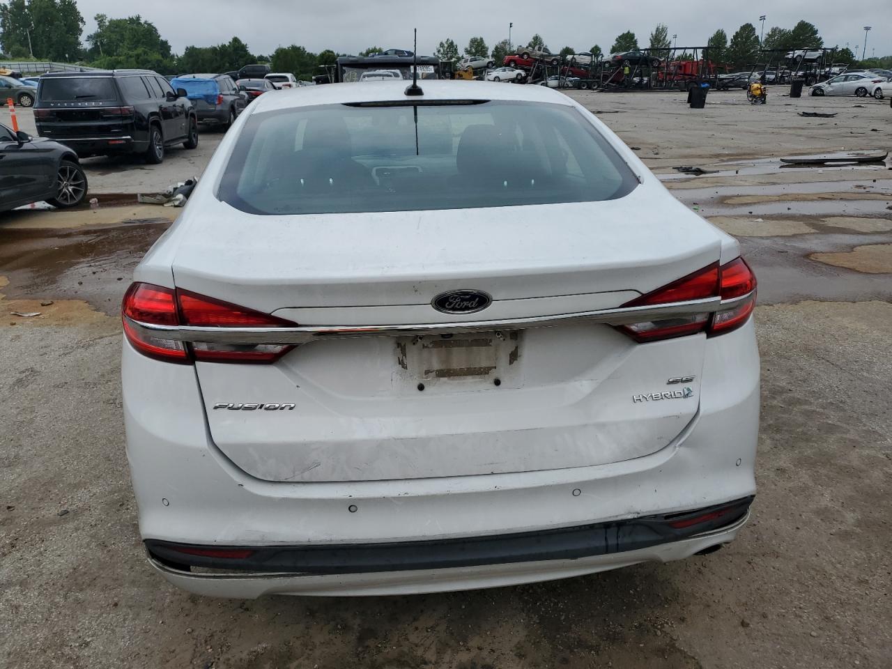 2017 Ford Fusion Se Hybrid VIN: 3FA6P0LU9HR357845 Lot: 65264835