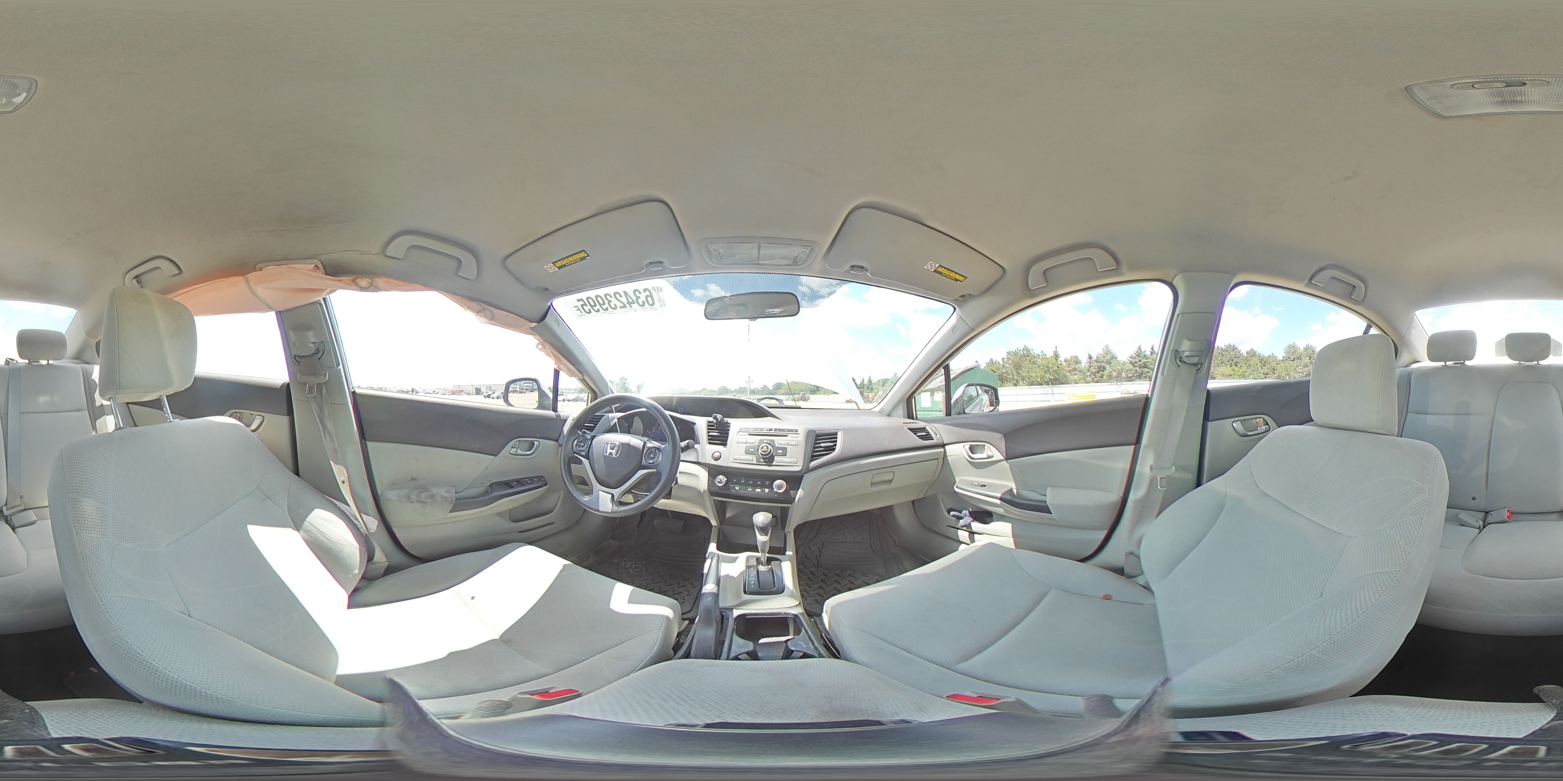 2012 Honda Civic Lx VIN: 19XFB2F53CE046372 Lot: 63423995