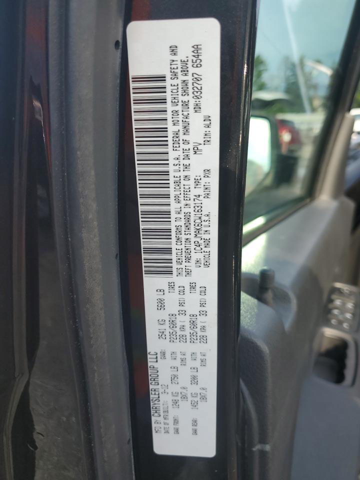 2012 Jeep Liberty Sport VIN: 1C4PJMAK6CW163174 Lot: 65370945