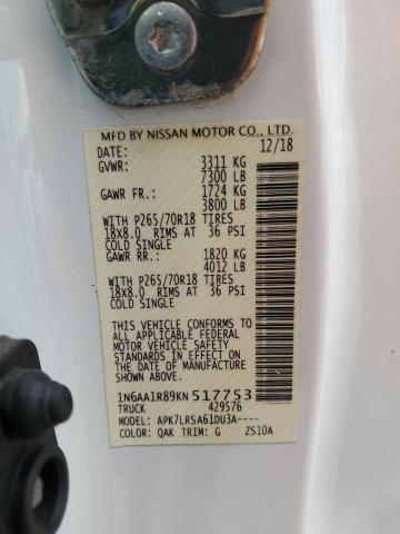 2019 NISSAN TITAN S  