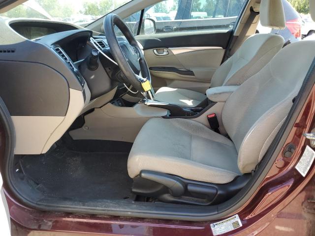  HONDA CIVIC 2013 Maroon
