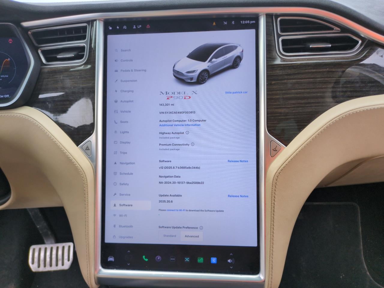 2016 Tesla Model X VIN: 5YJXCAE49GF003613 Lot: 63621455