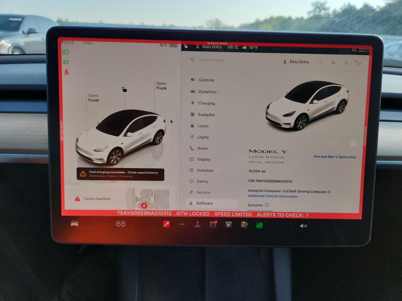 2022 Tesla Model Y VIN: 7SAYGDEE8NA010312 Lot: 62722055