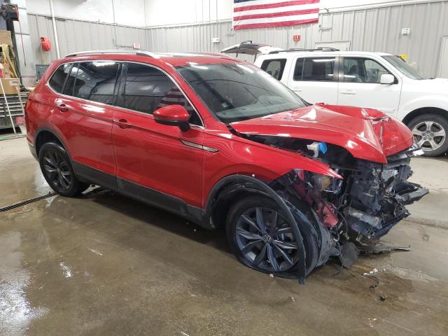  VOLKSWAGEN TIGUAN 2022 Red