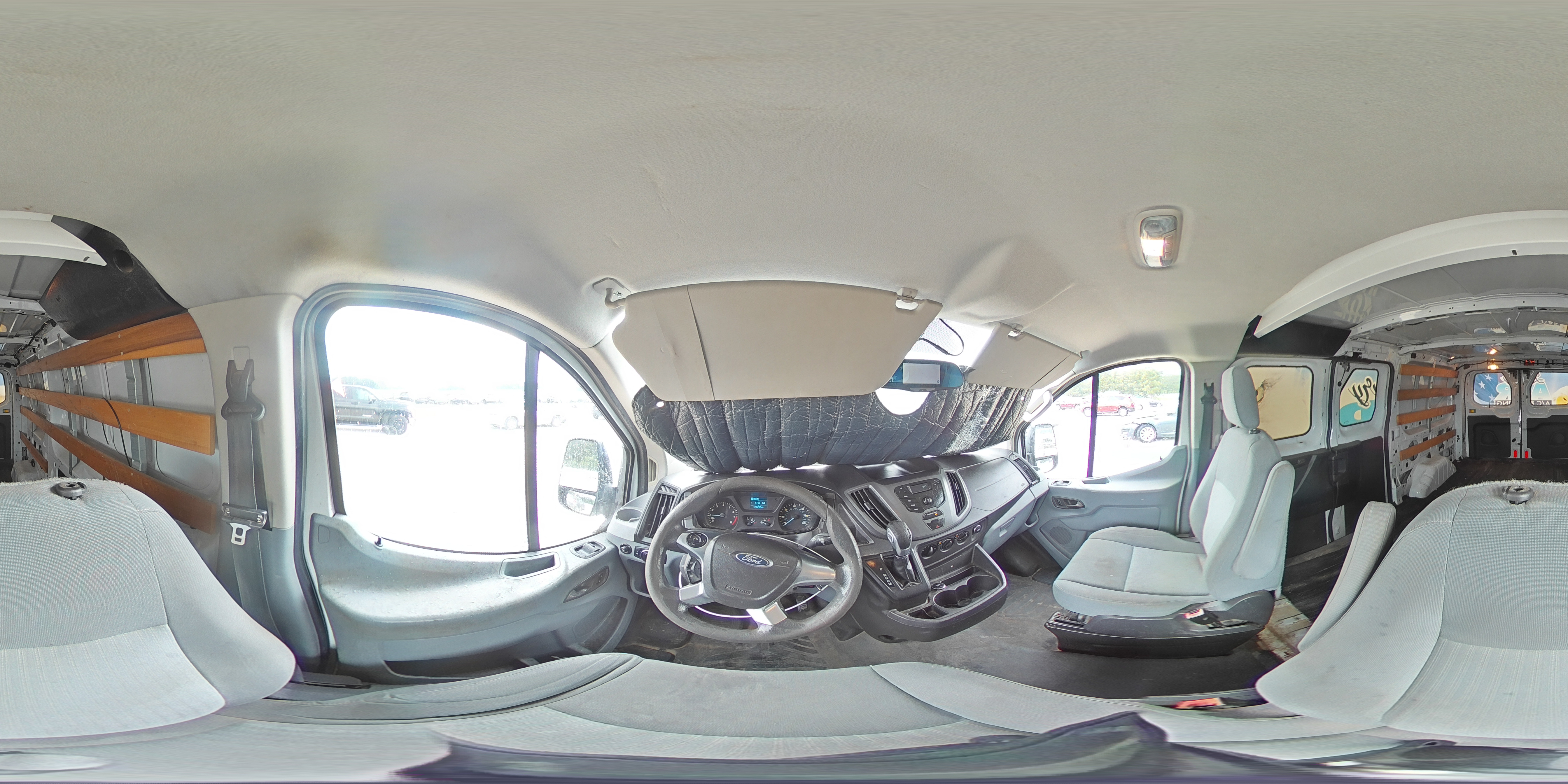 2015 Ford Transit Cargo Van T- VIN: 1FTNR1ZM9FKA47077 Lot: 63319935