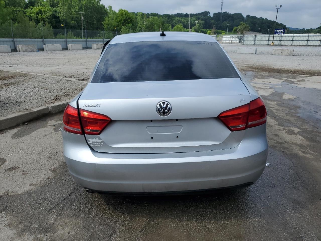 2012 Volkswagen Passat Se VIN: 1VWBP7A3XCC094801 Lot: 63775565