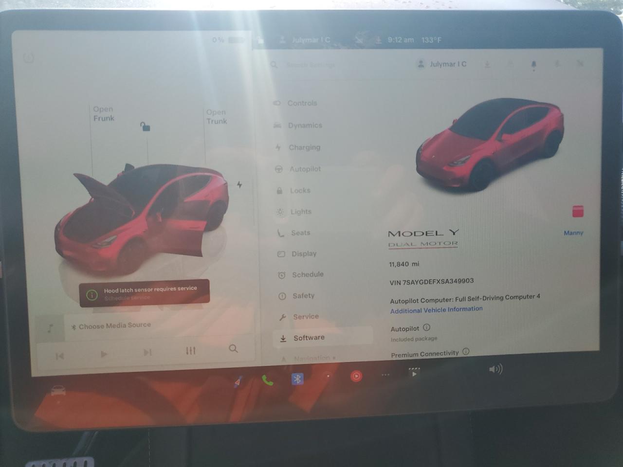 2025 Tesla Model Y VIN: 7SAYGDEFXSA349903 Lot: 64370805