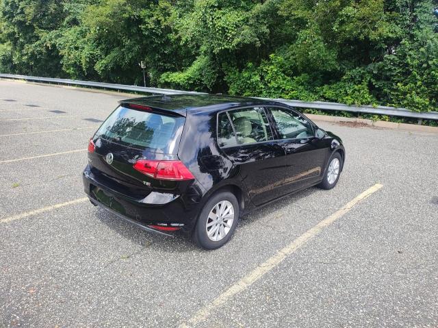 Hatchbacks VOLKSWAGEN GOLF 2015 Czarny