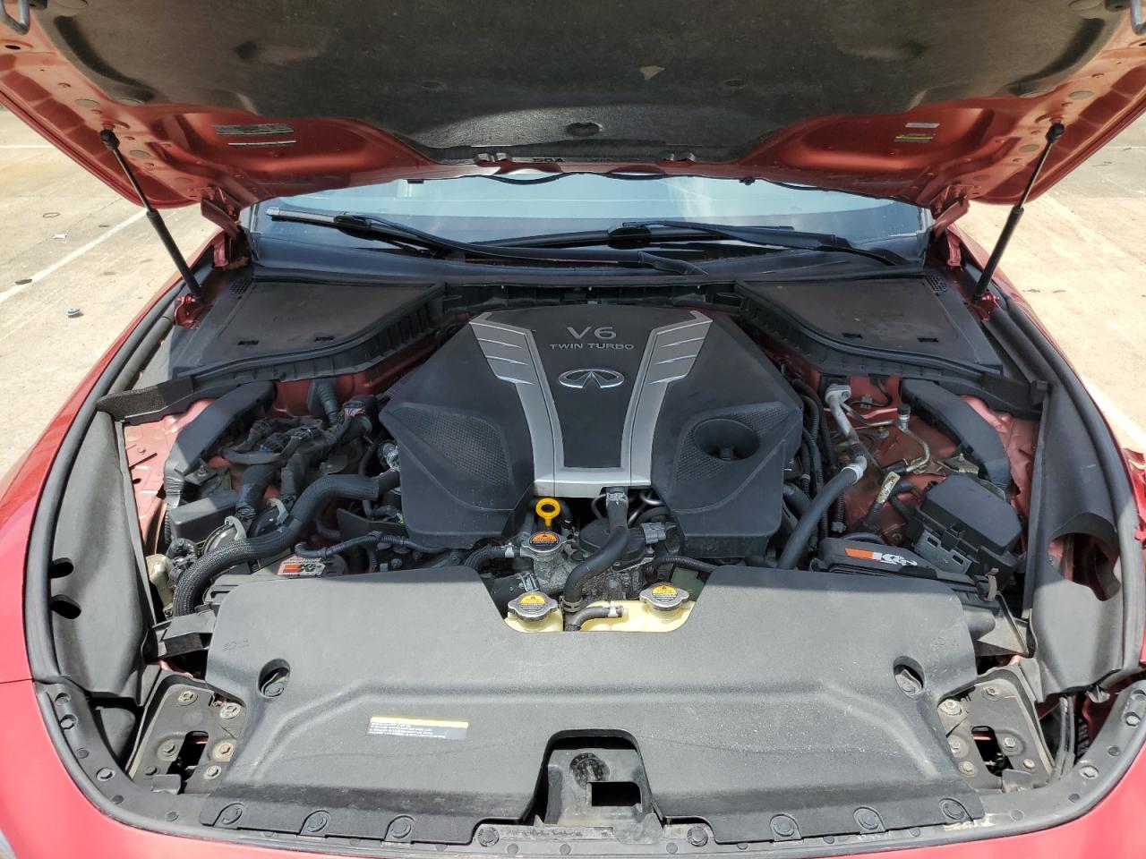 2017 Infiniti Q60 Red Sport 400 VIN: JN1FV7EL3HM700383 Lot: 63818685