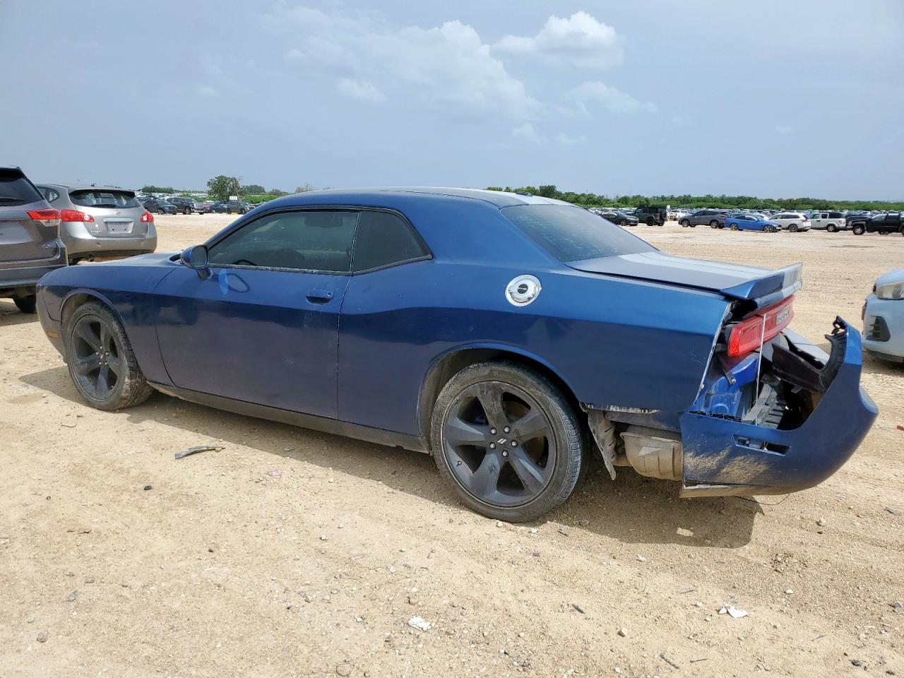 2012 Dodge Challenger Sxt blue coupe flexible 2C3CDYAGXCH285807 photo #3