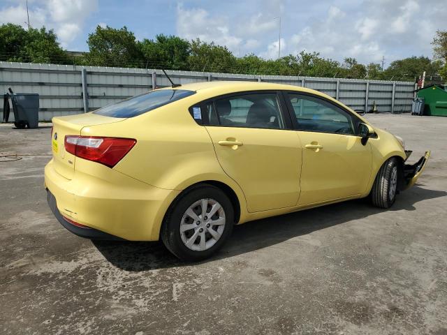  KIA RIO 2016 Żółty