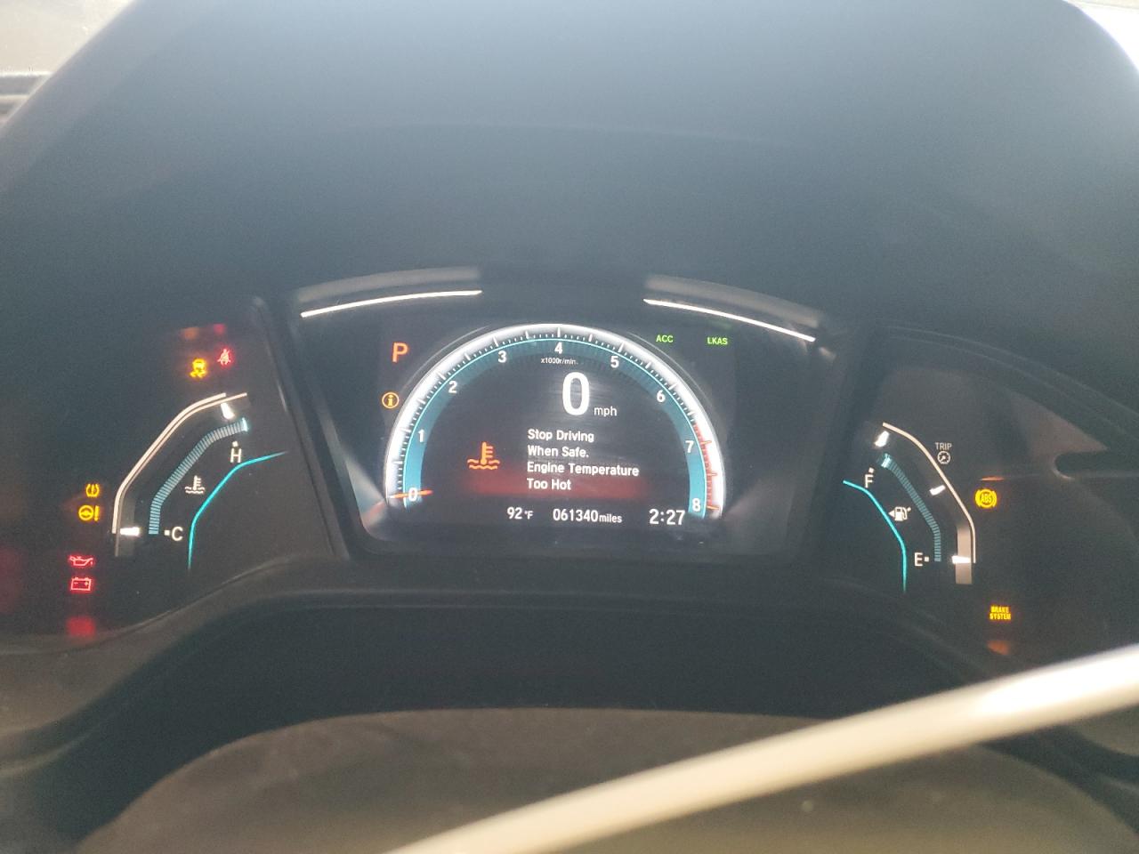 2019 Honda Civic Lx VIN: 2HGFC4B6XKH310537 Lot: 65708235