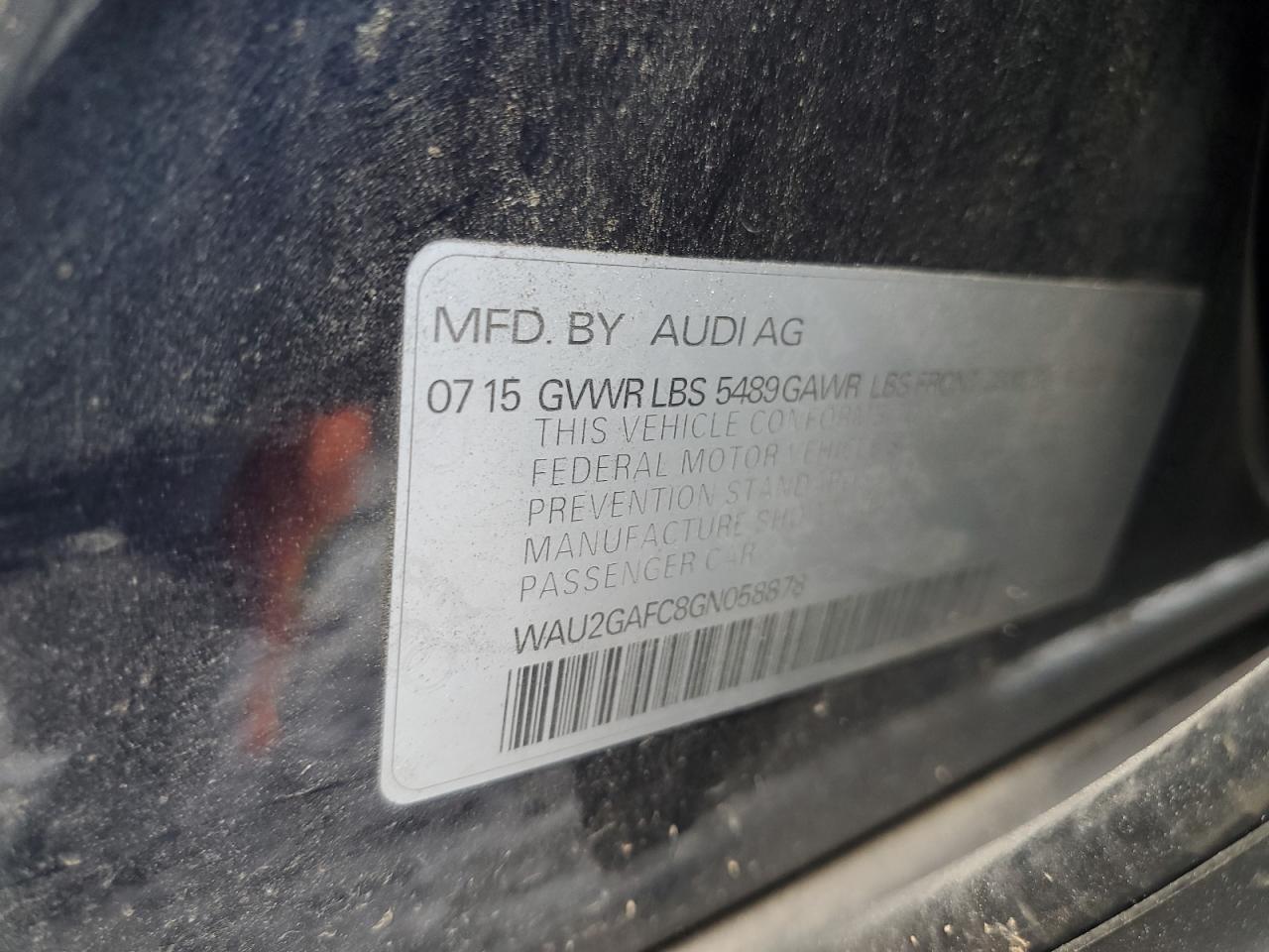 Фото: WAU2GAFC8GN058878 - 12