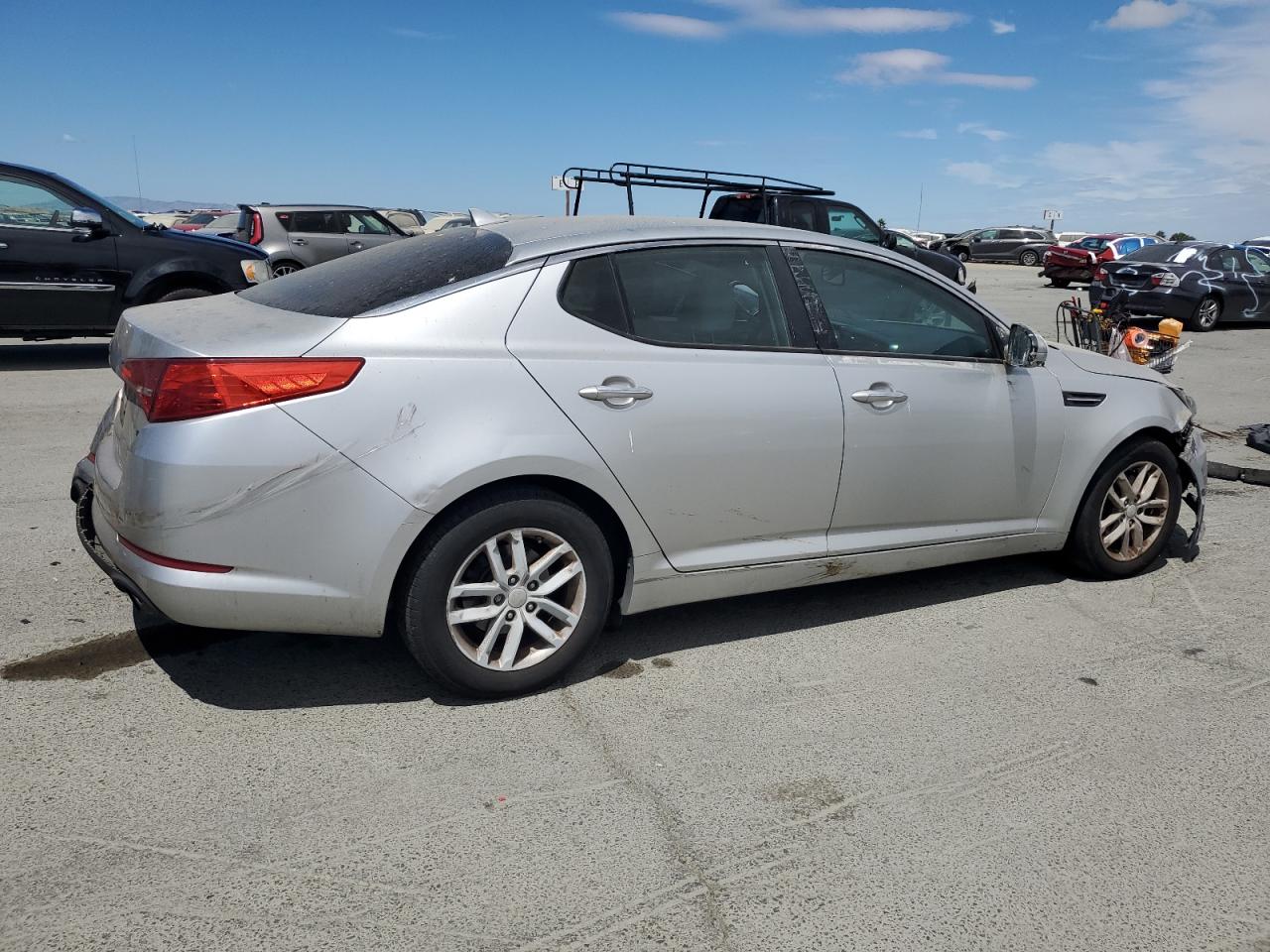 2013 Kia Optima Lx silver sedan gasoline KNAGM4A74D5360805 photo #4