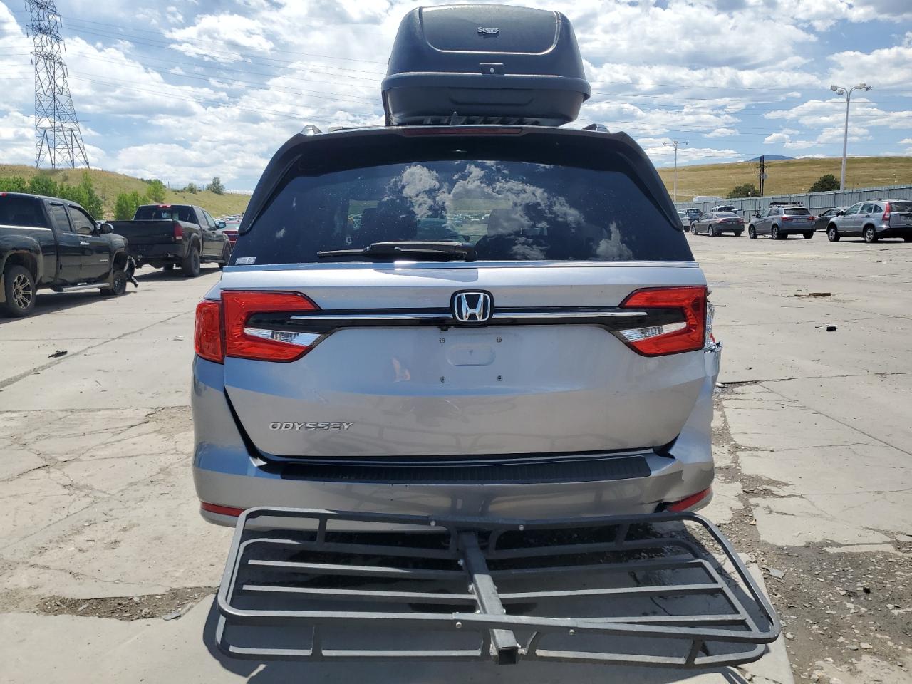 2022 Honda Odyssey Exl VIN: 5FNRL6H79NB018458 Lot: 64255725