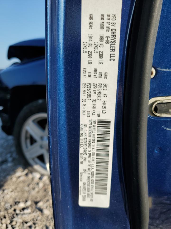 2009 Jeep Compass Sport VIN: 1J4FT47AX9D124493 Lot: 63558905