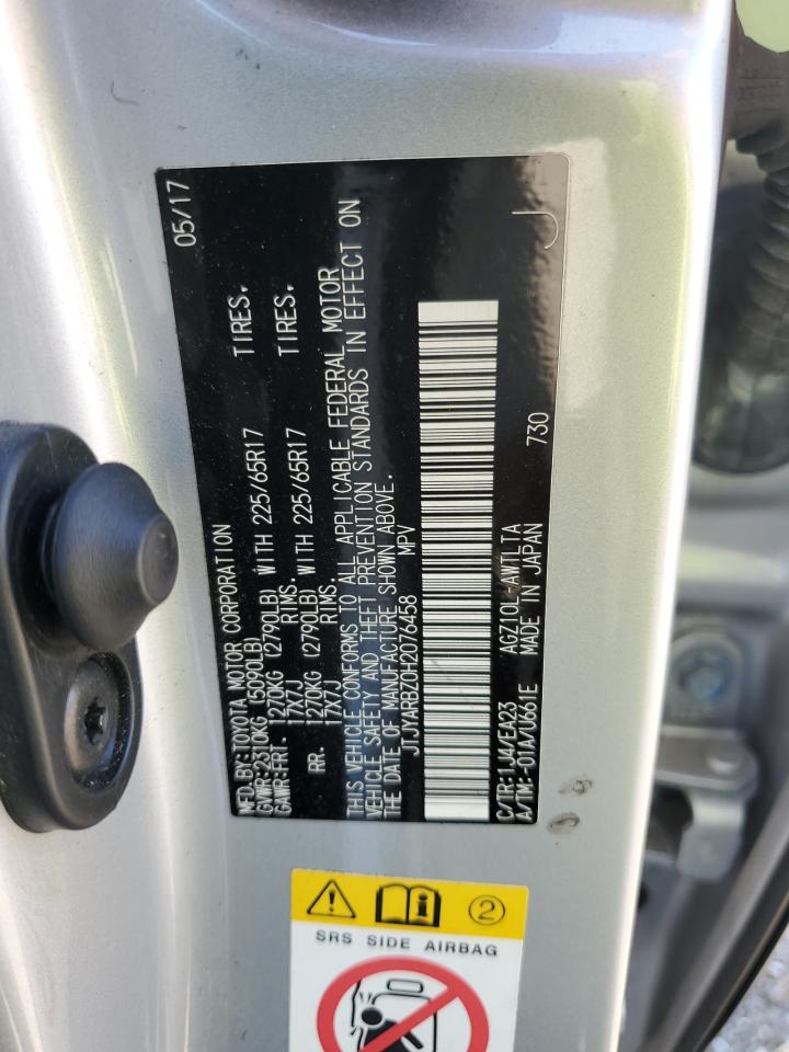 2017 Lexus Nx 200T Base VIN: JTJYARBZ0H2076458 Lot: 66080805
