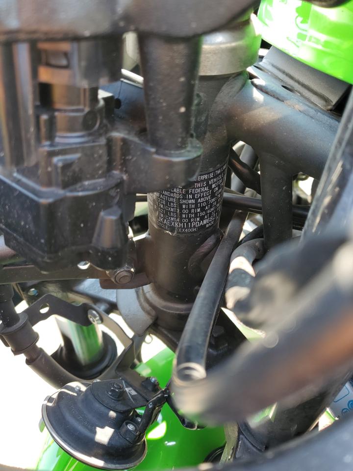 2023 Kawasaki Ex400 VIN: JKAEXKH11PDAM6821 Lot: 64522505