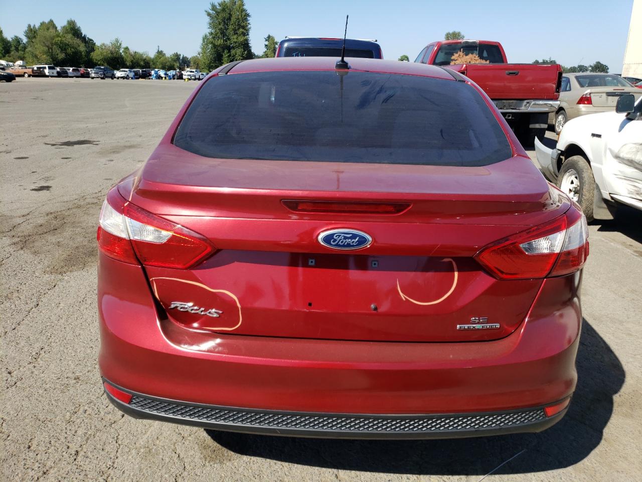 2014 Ford Focus Se VIN: 1FADP3F29EL412467 Lot: 64664005