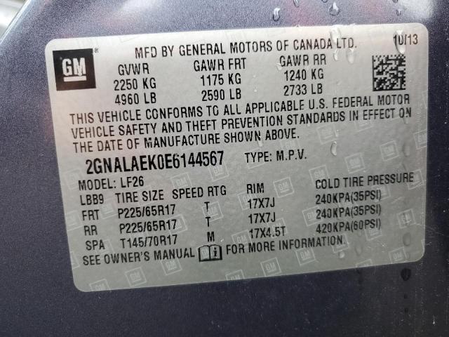 2014 CHEVROLET EQUINOX LS  
