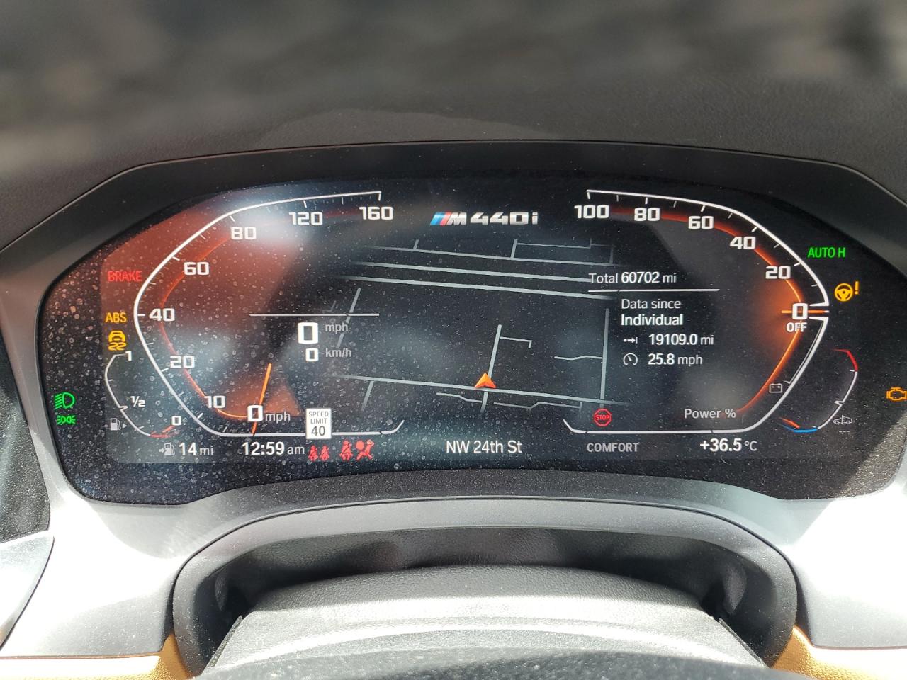 2021 BMW M440Xi VIN: WBA13AR04MCF24678 Lot: 65337835