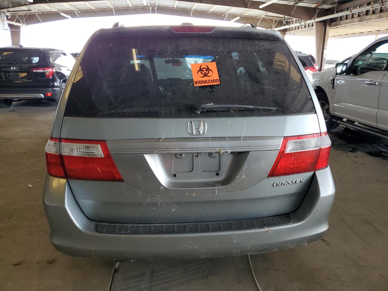 2005 Honda Odyssey Exl VIN: 5FNRL38735B117582 Lot: 64890105
