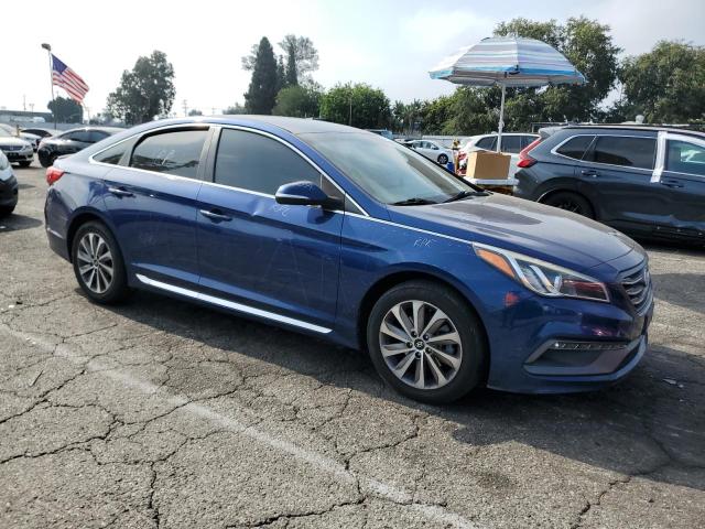 Sedans HYUNDAI SONATA 2015 Granatowy