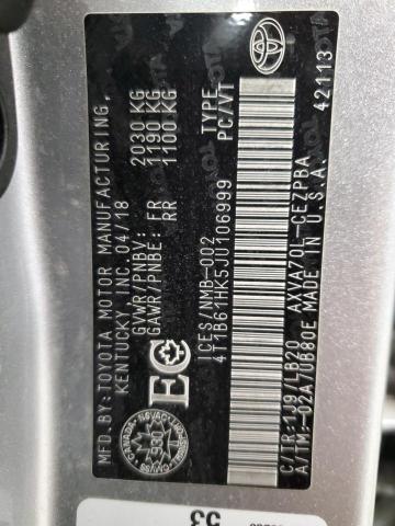2018 TOYOTA CAMRY XSE  