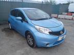 2016 NISSAN NOTE ACENT for sale at Copart WOLVERHAMPTON