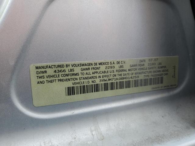 2008 VOLKSWAGEN JETTA S  