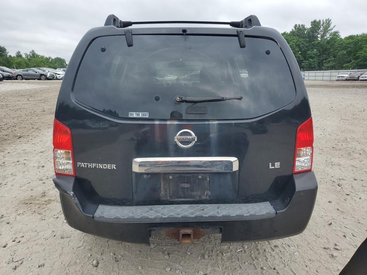 2005 Nissan Pathfinder Le VIN: 5N1AR18W75C744284 Lot: 63207425