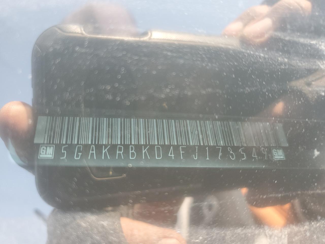 2015 Buick Enclave VIN: 5GAKRBKD4FJ173549 Lot: 66376335