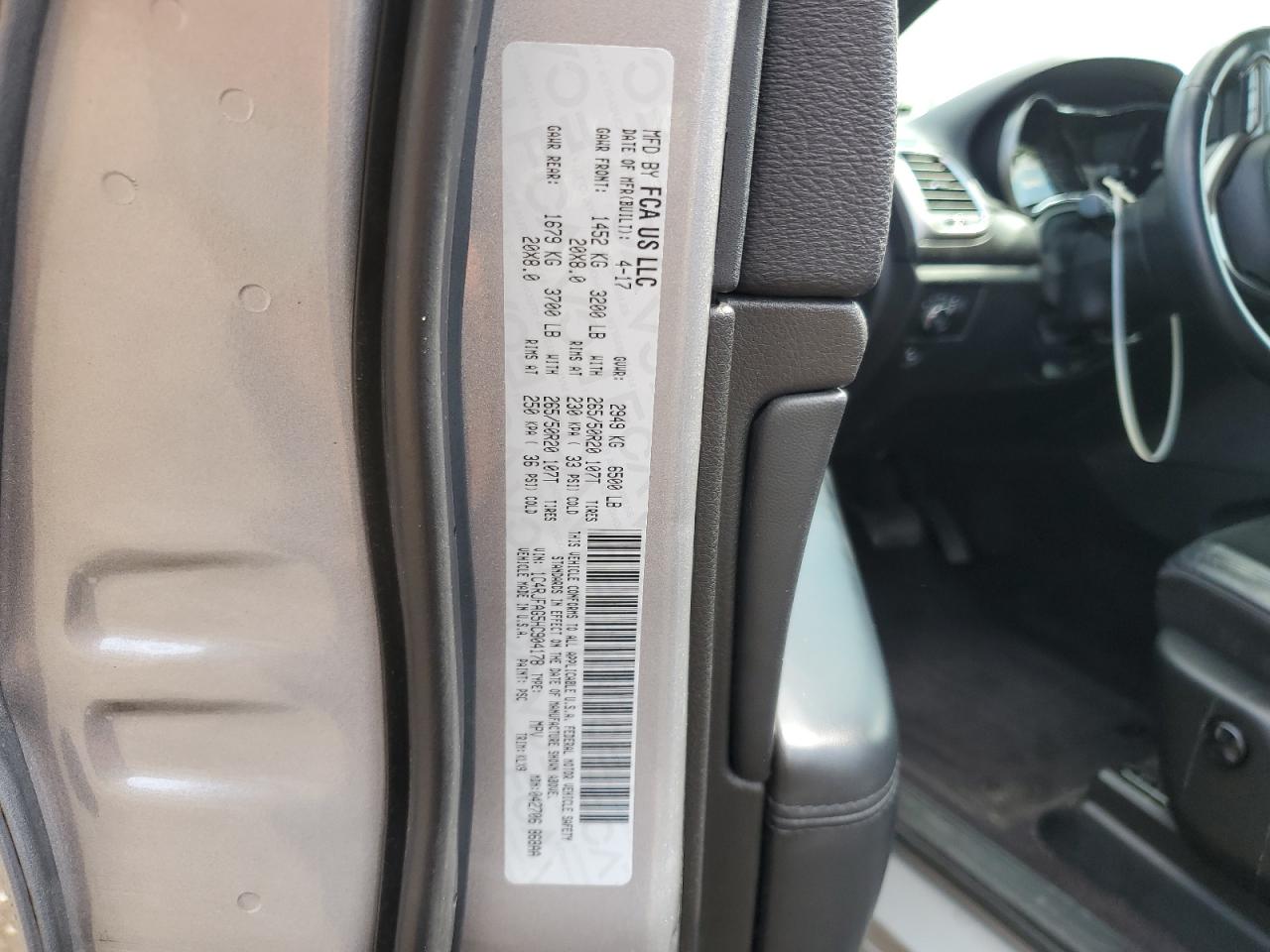2017 Jeep Grand Cherokee Laredo VIN: 1C4RJFAG5HC904178 Lot: 65260865