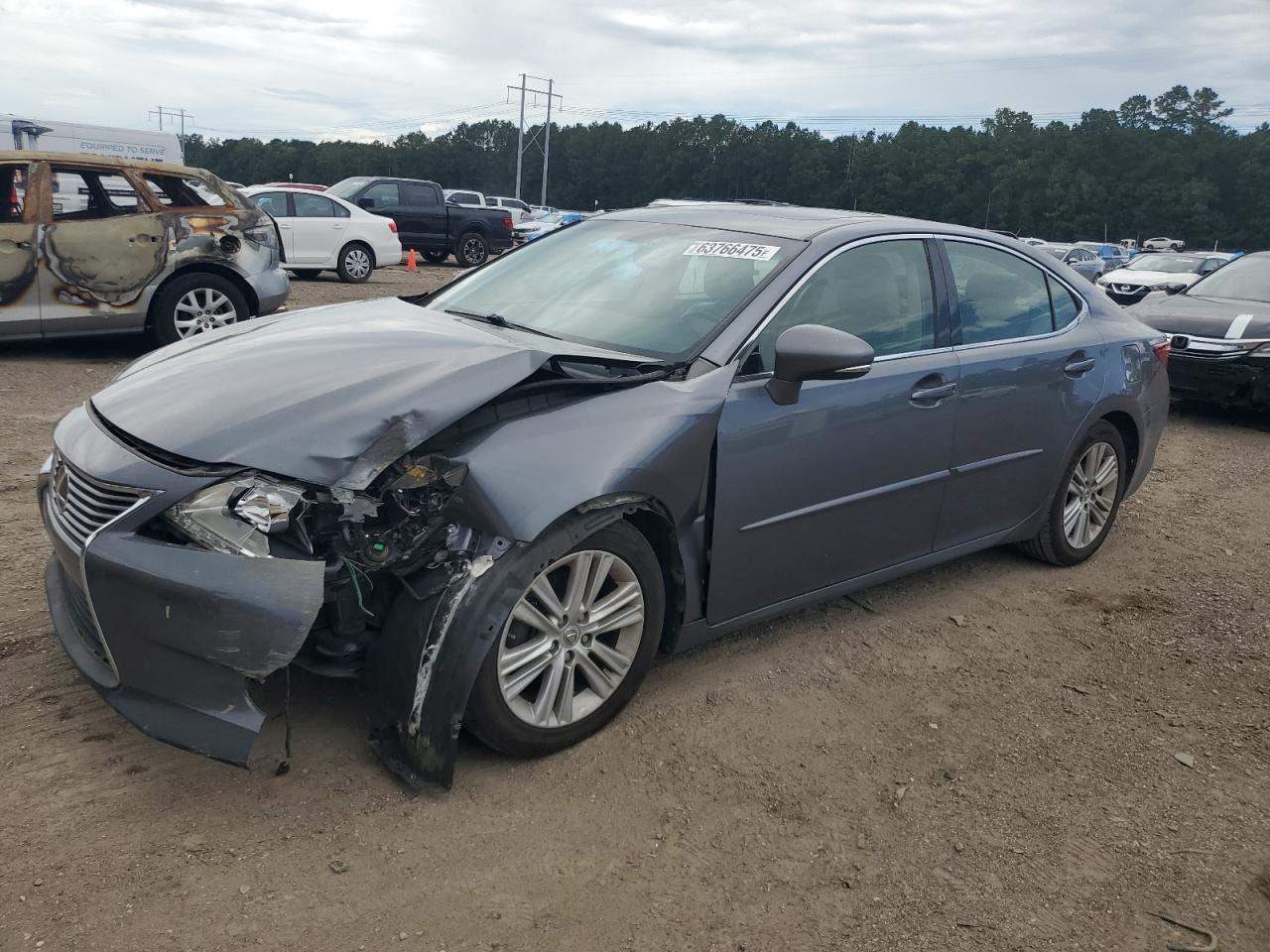 2014 Lexus Es 350 grey null gas JTHBK1GG4E2131311 photo #1