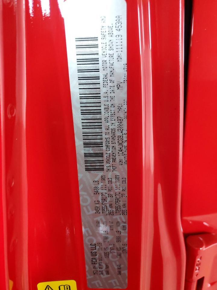 2020 Jeep Wrangler Unlimited Sport VIN: 1C4HJXDG9LW200487 Lot: 63268415