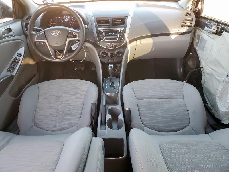 Hatchbacks HYUNDAI ACCENT 2016 Czarny