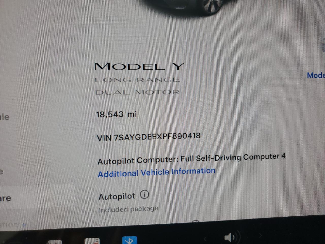 2023 Tesla Model Y VIN: 7SAYGDEEXPF890418 Lot: 64557175
