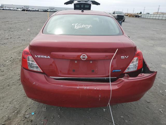  NISSAN VERSA 2012 Red