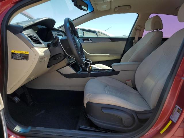  HYUNDAI SONATA 2016 Red