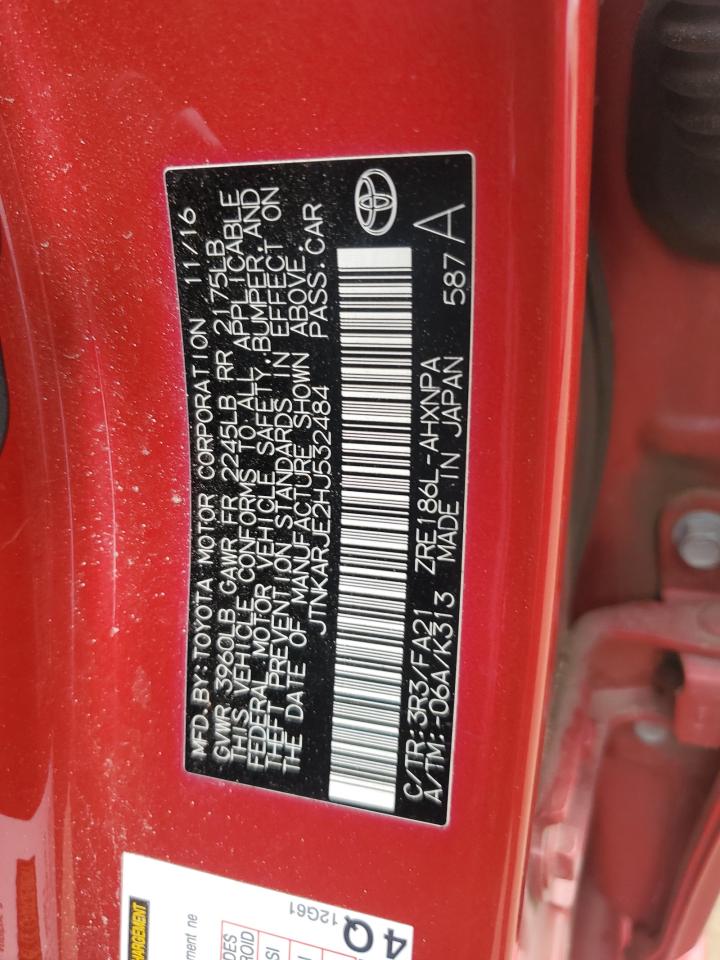 2017 Toyota Corolla Im VIN: JTNKARJE2HJ532484 Lot: 64068425