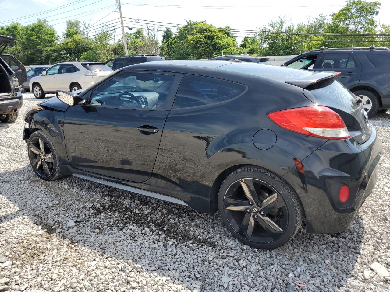 2015 Hyundai Veloster Turbo VIN: KMHTC6AE3FU229433 Lot: 63807885