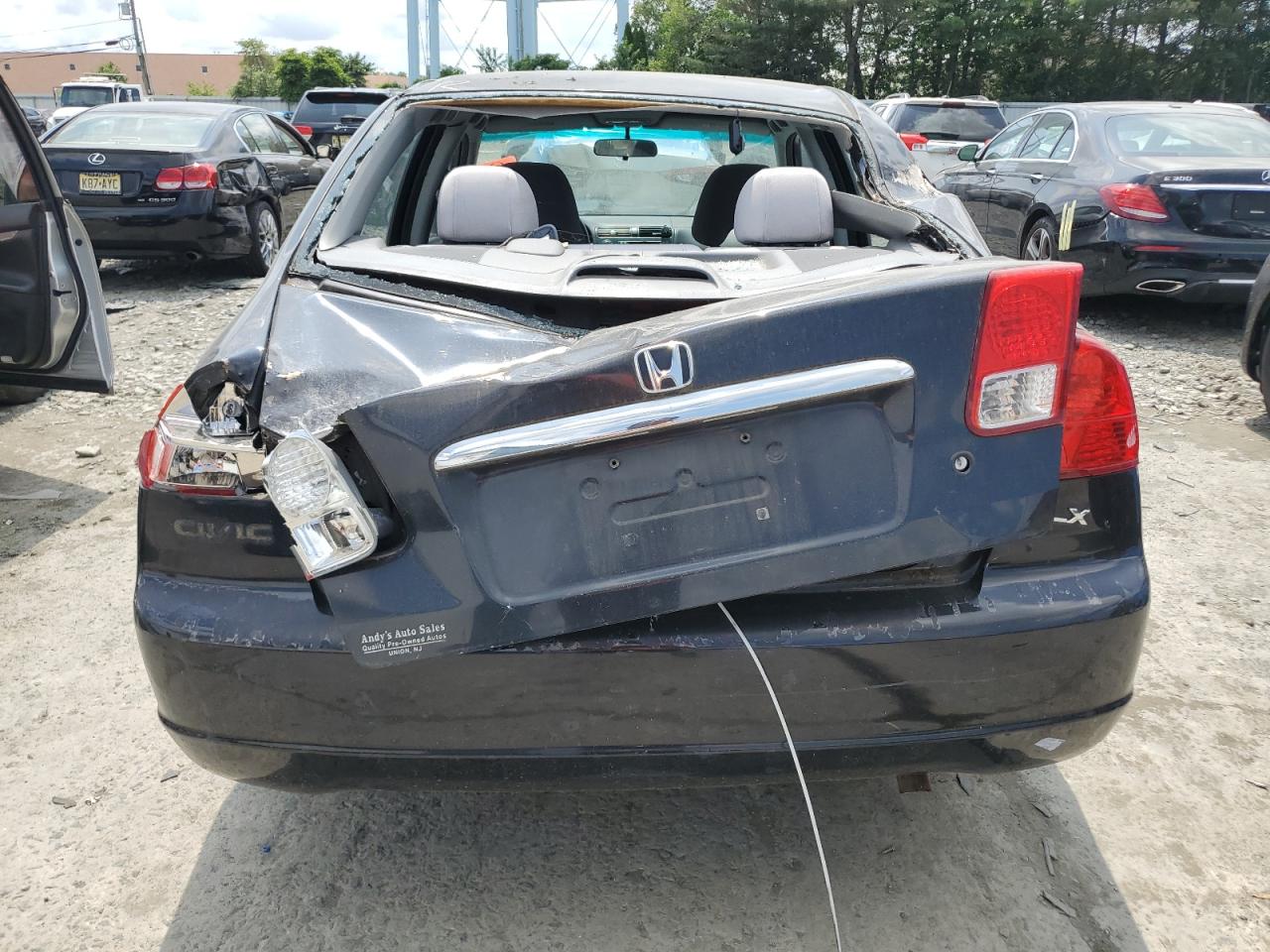 2003 Honda Civic Lx VIN: 2HGES15683H597113 Lot: 64632075