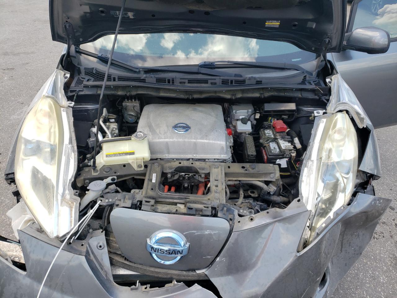 2014 Nissan Leaf S VIN: 1N4AZ0CP2EC334383 Lot: 63141245